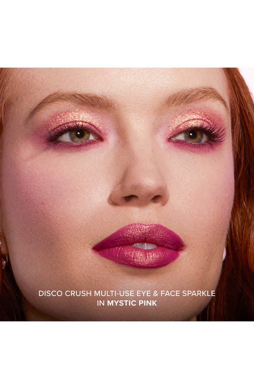 Too Faced Disco Crush High Shine Glitter Eye + Face Sparkle Mystic Pink 0.05 oz / 1.42 G In Mystic Pink