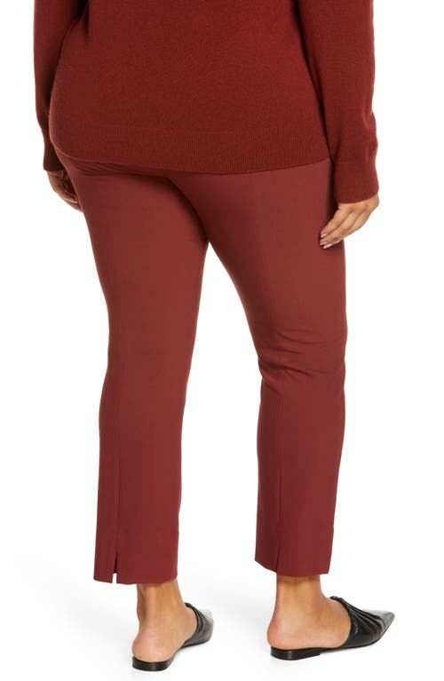 Vince Front Seam Leggings In Dark Currant