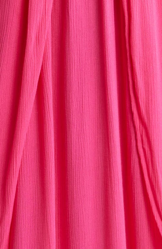 Shop Elan Wrap Maxi Cover-up Dress In Hot Pink