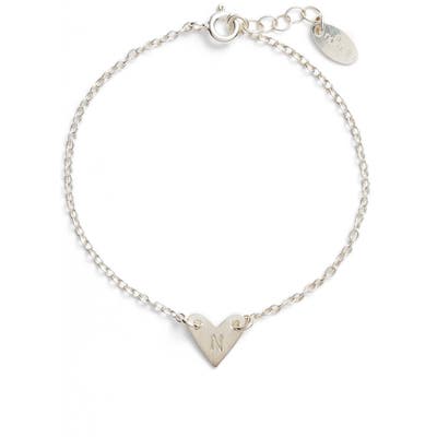 Nashelle Initial Heart Bracelet