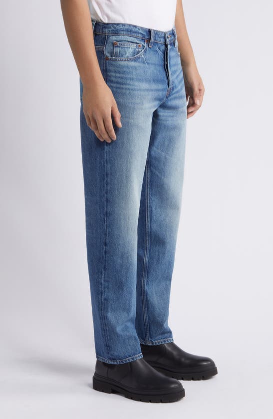 Shop Frame The Straight Leg Jeans In Cadet