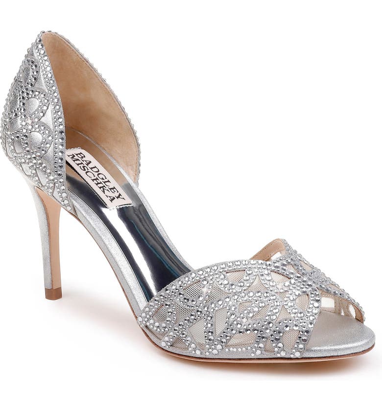 Badgley Mischka Harris Peep Toe Pump (Women) | Nordstrom