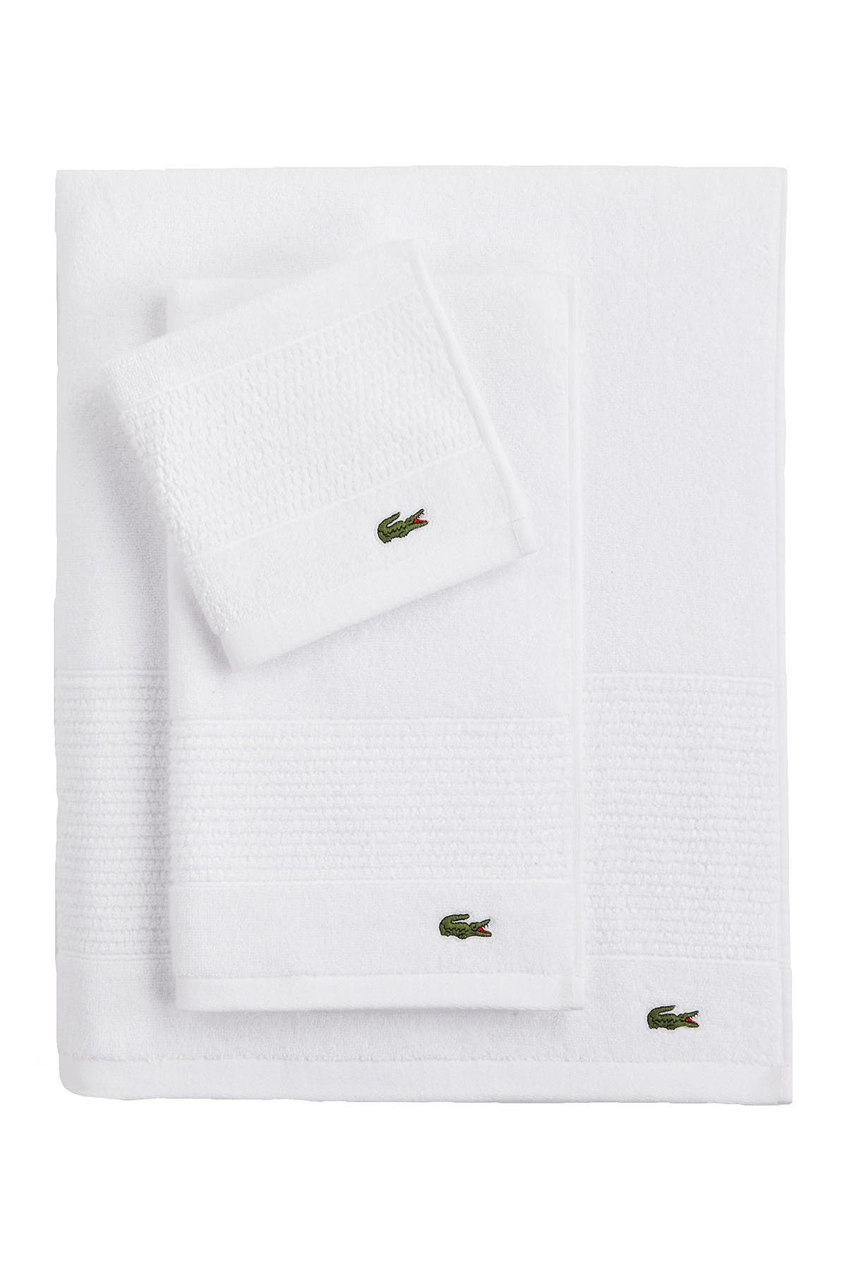 lacoste supima towels