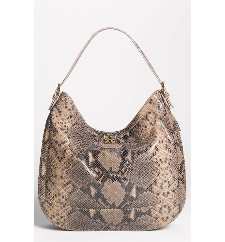 Tory Burch 'Catalina' Python Print Leather Hobo | Nordstrom