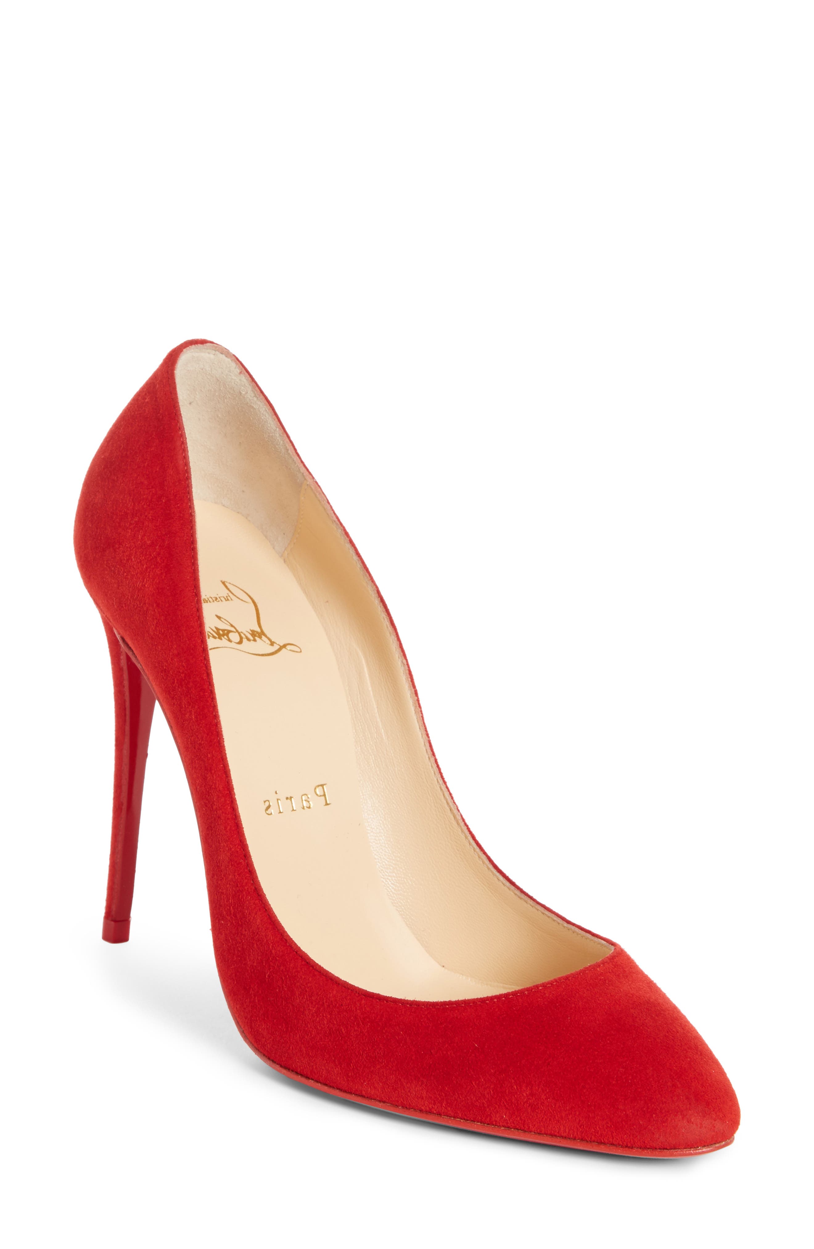 Christian Louboutin Eloise Pointy Toe Pump, Red
