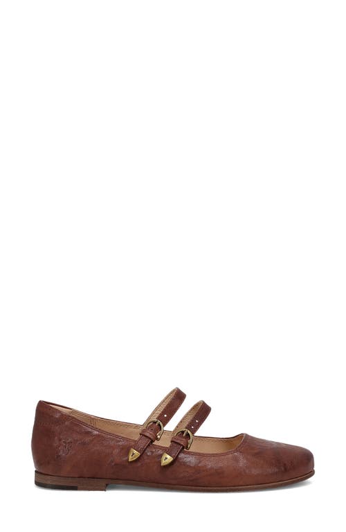 Frye Carson Mary Jane Flat In Spice
