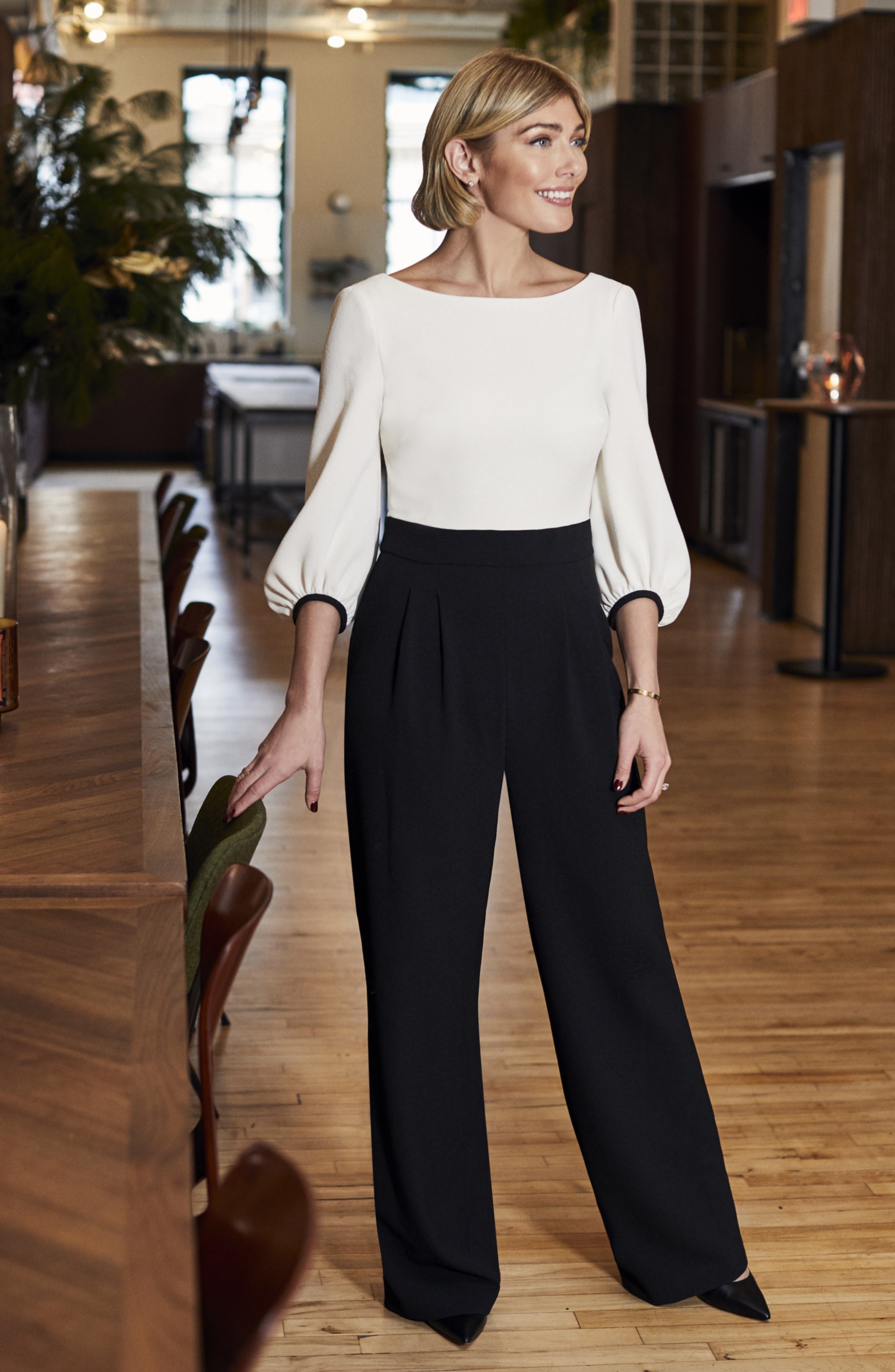 harper rose color block jumpsuit