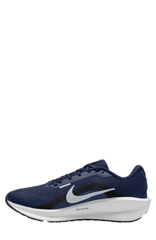 Shop Nike Downshifter 13 Running Shoe In Navy/platinum/black