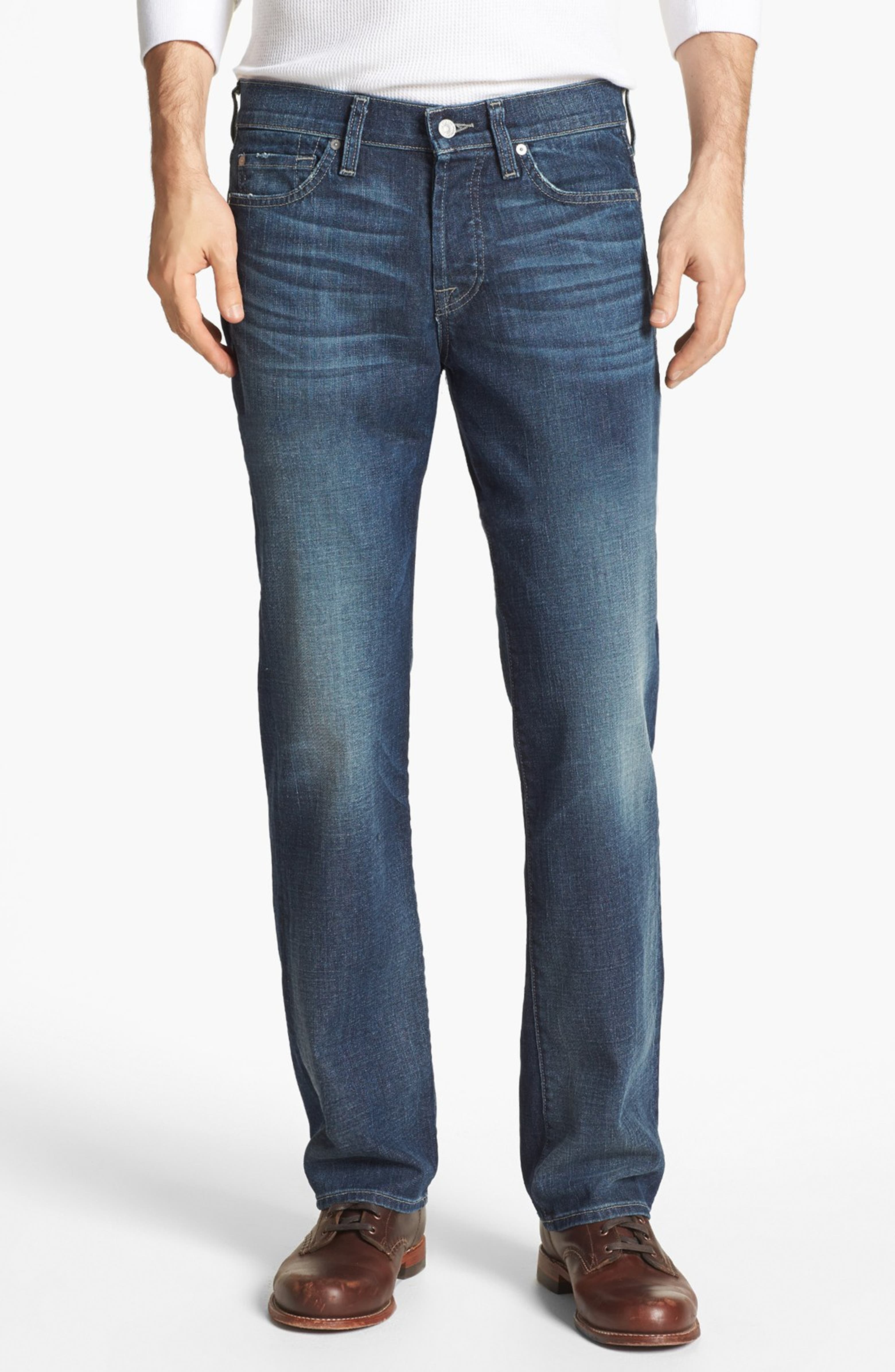 7 For All Mankind® 'Standard' Straight Leg Jeans (Deep Creek) | Nordstrom