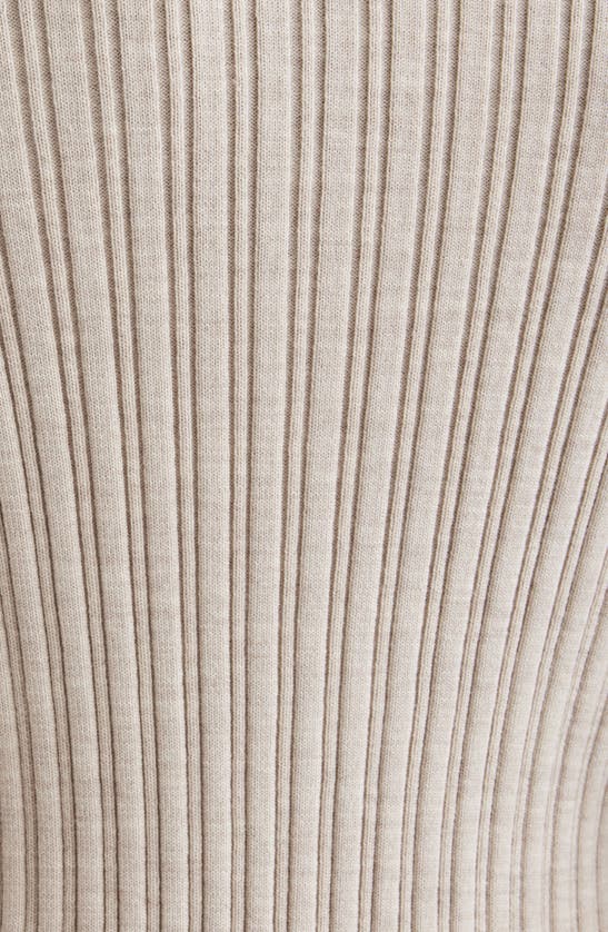 Givenchy Ribbed Polo Long-sleeve Top In Natural Beige