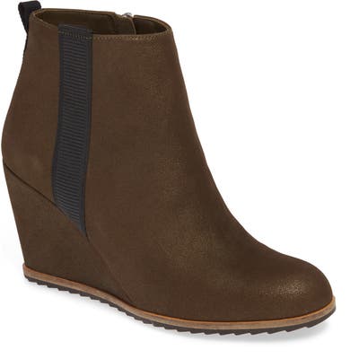 Linea Paolo Winslet Wedge Bootie- Green