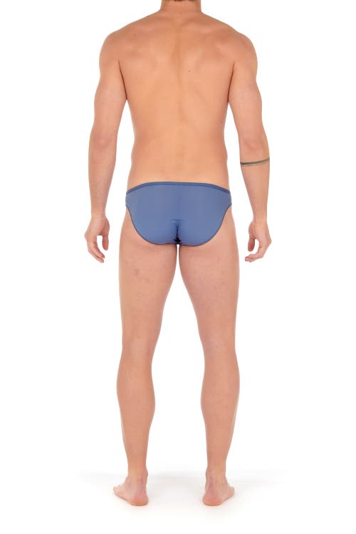 Hom Plumes Micro Brief In Mid Blue