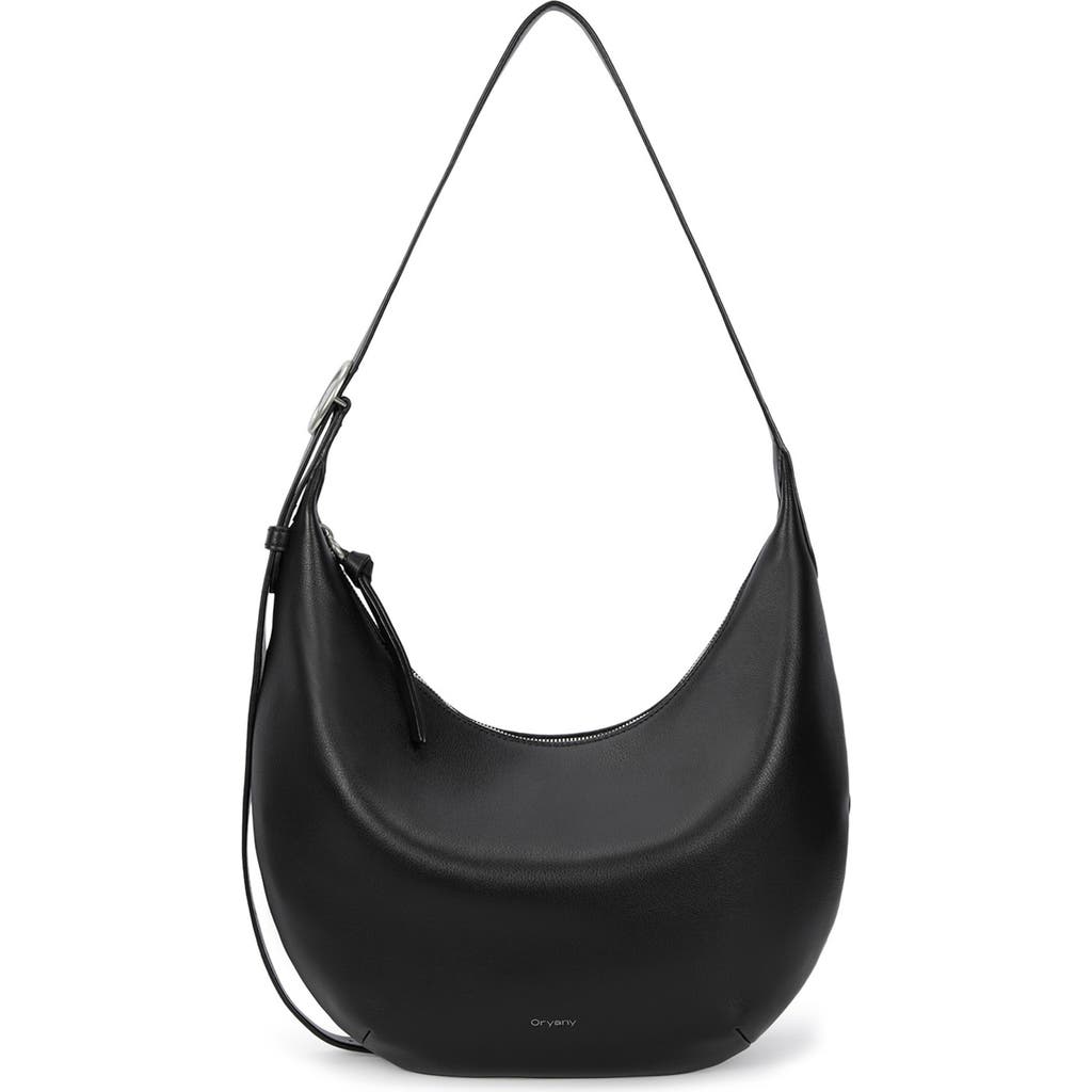 ORYANY ORYANY CRESCENT LEATHER SHOULDER BAG