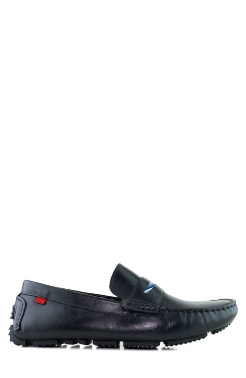 Marc Joseph New York Allentown Lane Driving Shoe In Black Napa