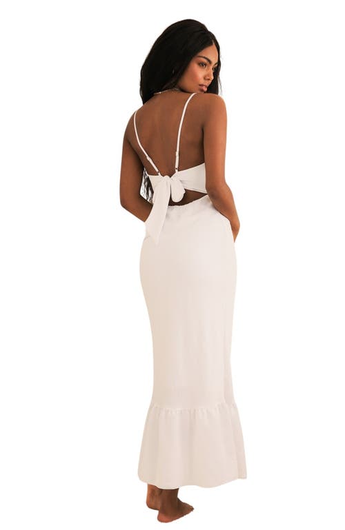 Shop Dippin Daisys Higher Love Slit Maxi Dress In White