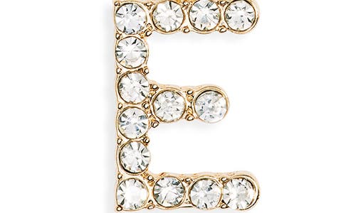 Shop Baublebar Crystal Initial Pendant Necklace In Gold E