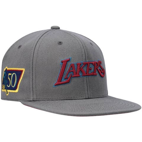 Mitchell & Ness Los Angeles Raiders 'Metallic Charcoal' Classic Red Snapback Black