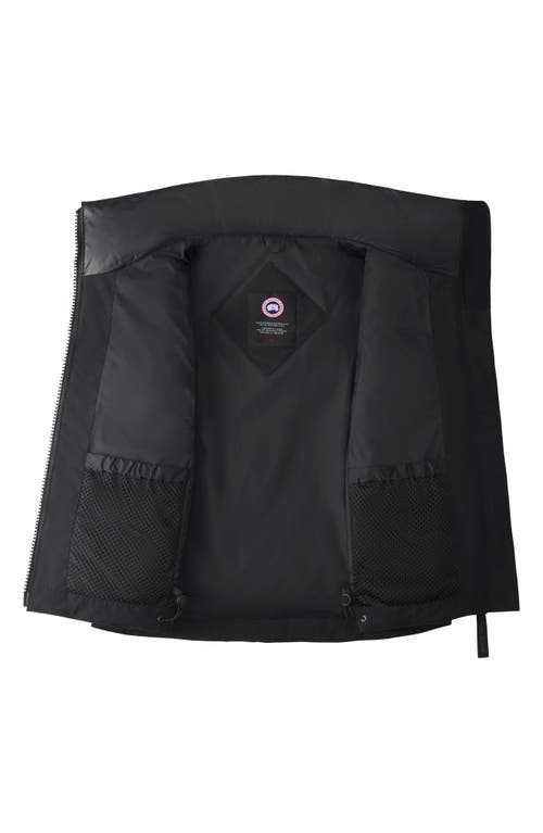 Canada Goose Down-filled Grandview Cropped Gilet In Black