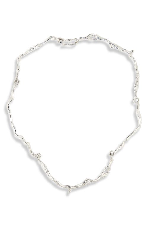 Shop Faris Drip Sterling Silver Collar Necklace