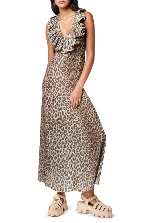 Smythe Print Halter Maxi Dress Leopard at Nordstrom,
