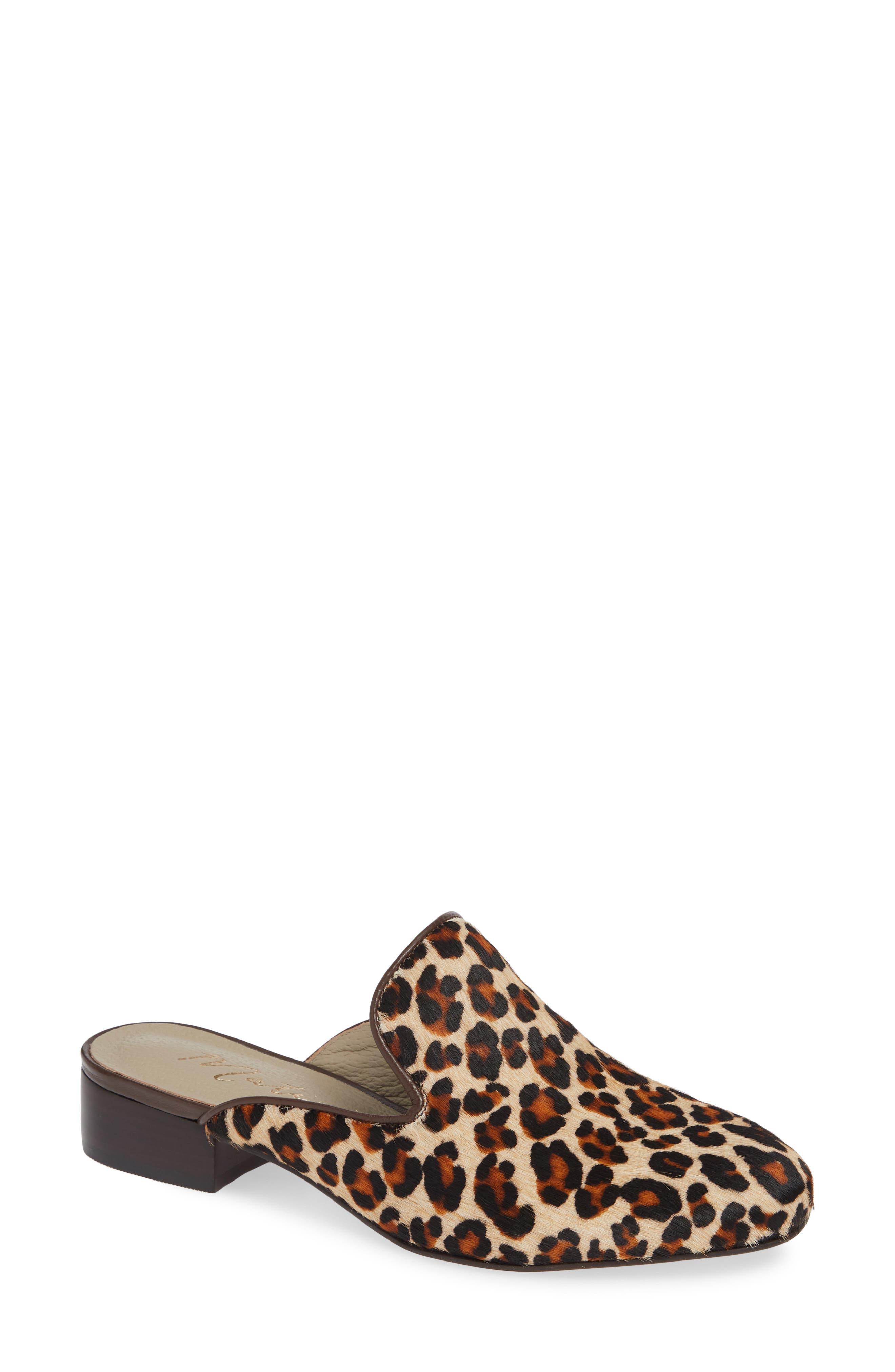 Matisse Lacy Genuine Calf Hair Mule, Brown