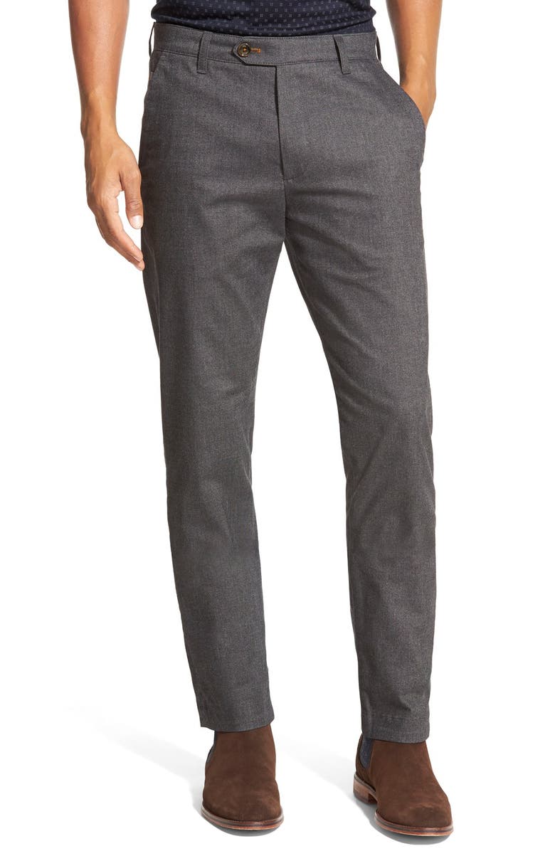Ted Baker London 'Lommy' Classic Fit Brushed Cotton Trousers | Nordstrom