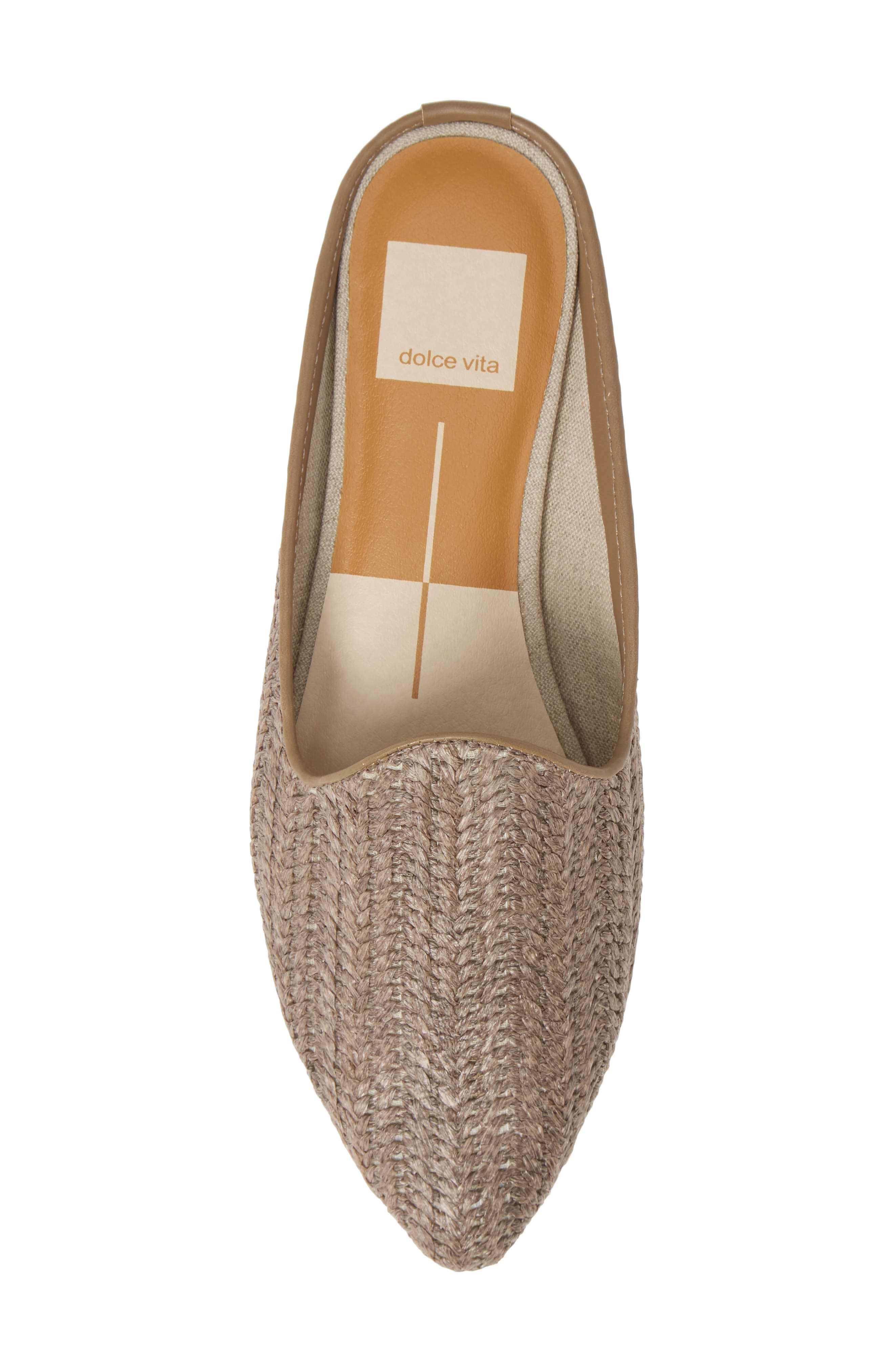 dolce vita raffia mules