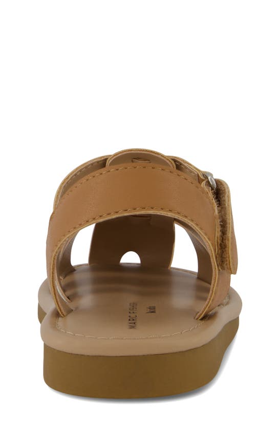 Shop Marc Fisher Kids' Apple Aqua Fisherman Slingback Sandal In Metallic/brown  Multi