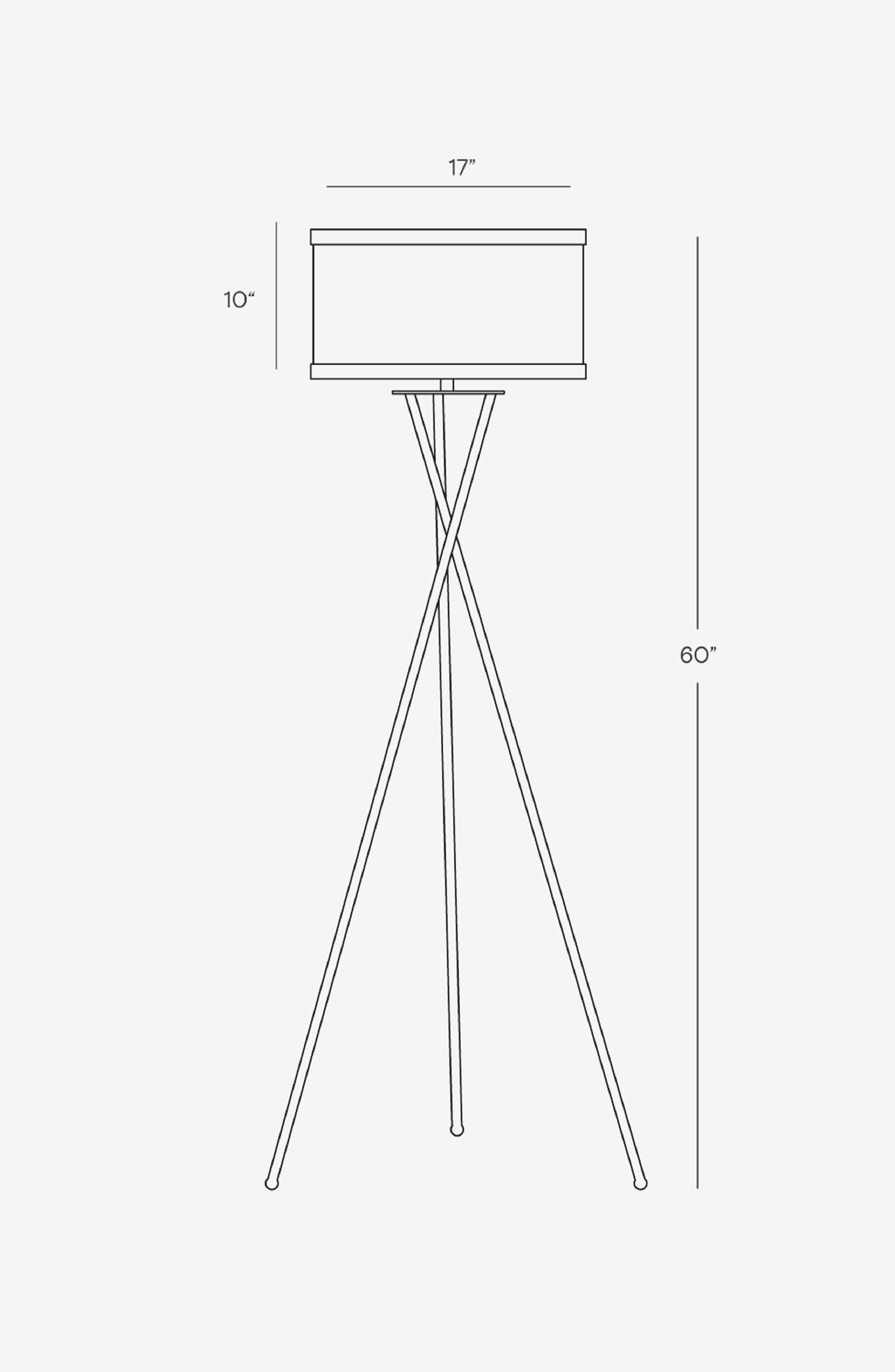 brightech jaxon led tripod floor lamp