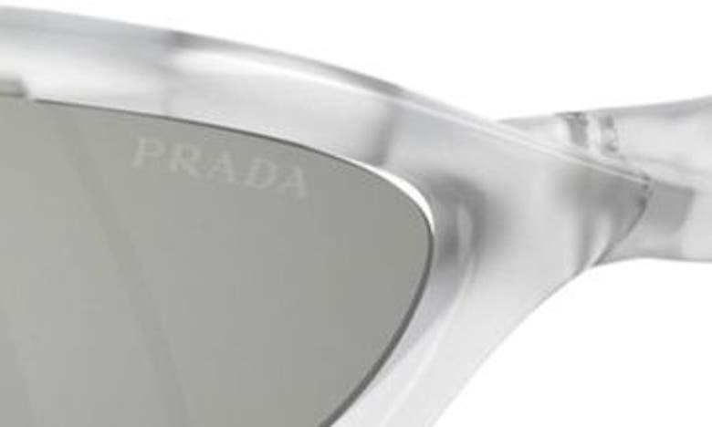 Prada 60mm Cat Eye Sunglasses In Crystal