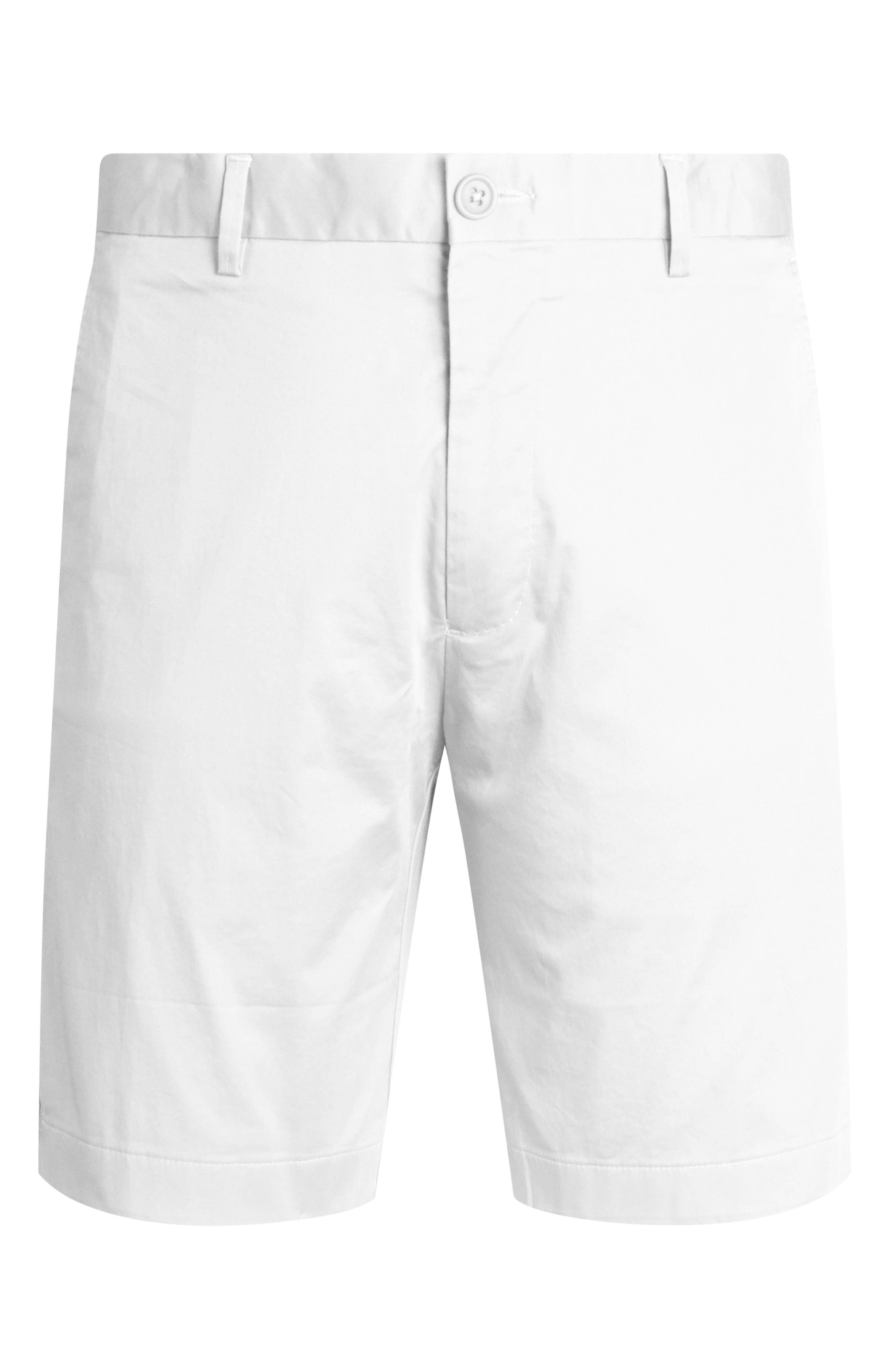 mens casual white shorts