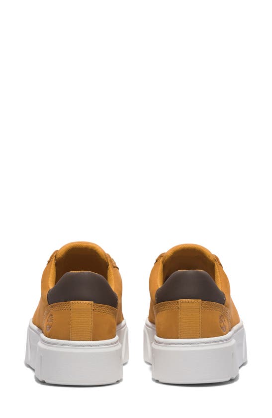 Timberland Laurel Court Platform Sneaker In Wheat Nubuck