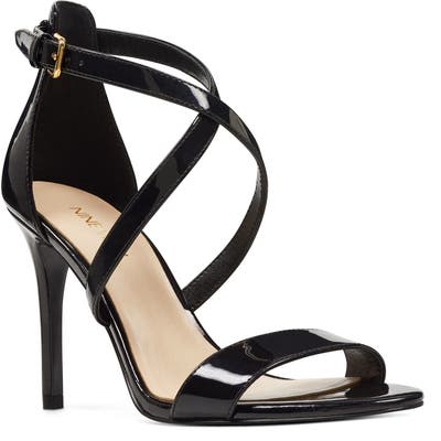 Nine West Mydebut Strappy Sandal, Black