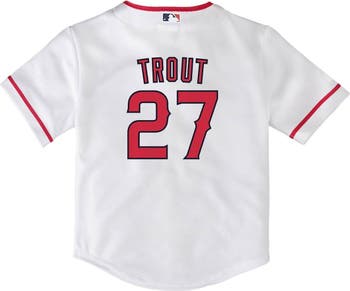 Men's Nike Mike Trout White Los Angeles Angels Home Replica Player Name Jersey Size: Small