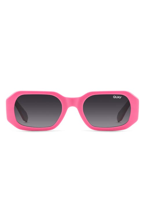Quay Australia Hyped Up 38mm Gradient Square Sunglasses in  display picture 3