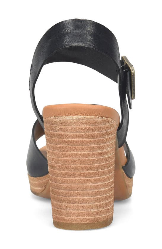 Shop Kork-ease ® Heleena Sandal In Black Leather