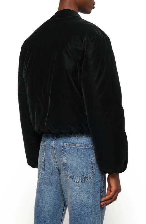 Shop Apparis Leni Padded Bomber Jacket In Noir