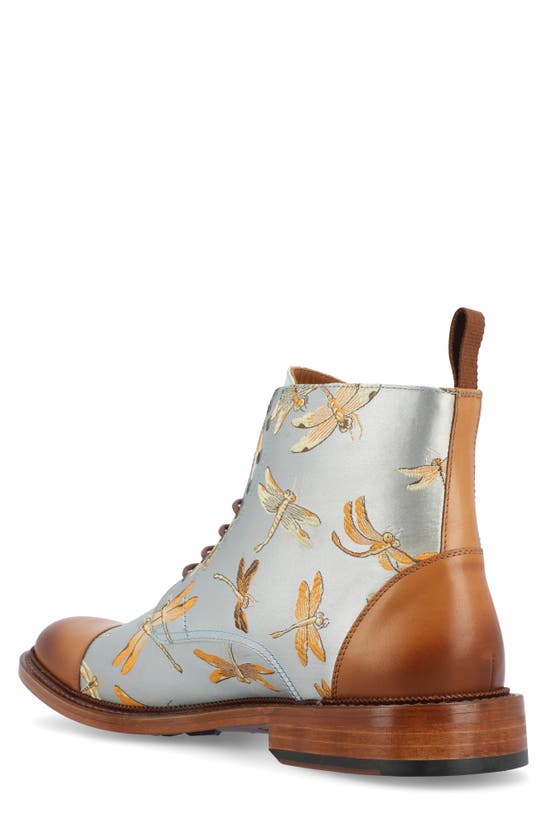 Shop Taft Jack Lace-up Cap Toe Boot In Blue Dragonfly