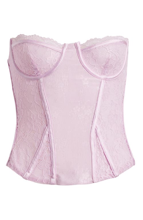 MISTRESS ROCKS MISTRESS ROCKS STRAPLESS LACE CORSET TOP
