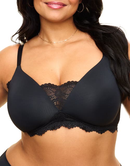 Shop Adore Me Jainey Contour Plunge Bra In Black