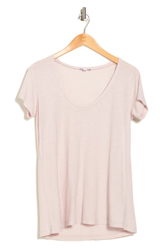 James Perse Deep V-neck T-shirt In Rinse