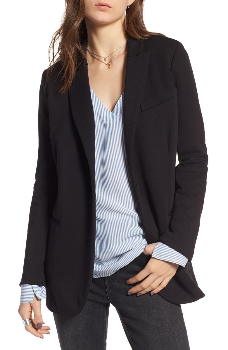 Treasure & Bond Long Knit Blazer Nordstrom
