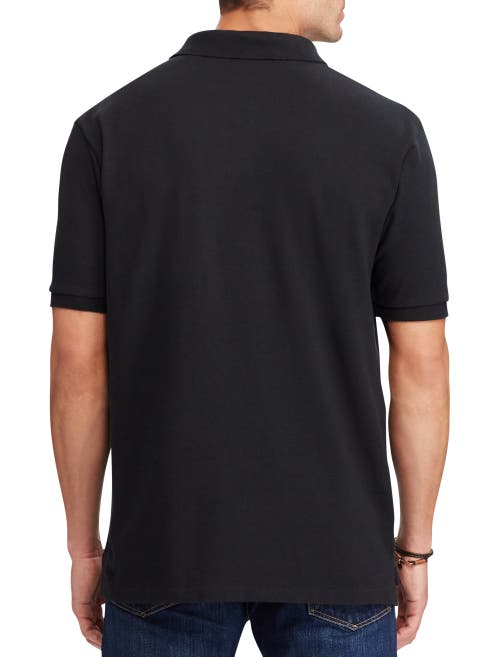 Polo Ralph Lauren Slim Fit Polo Shirt With Classic Collar In New Polo Black
