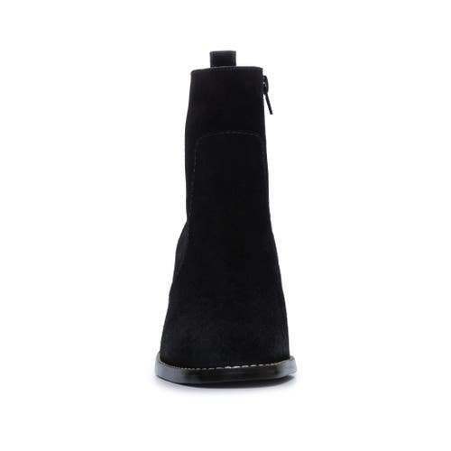 Bernardo Footwear Norwich Heeled Ankle Bootie In Black
