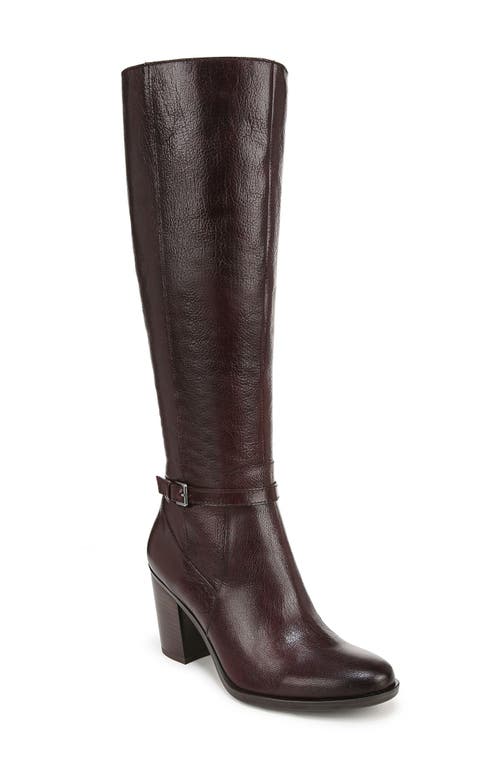 Naturalizer Kalina Knee High Boot In Wine