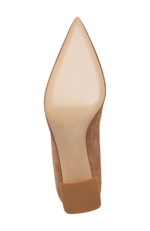 Beautiisoles Corina Pointed Toe Pump In Camel