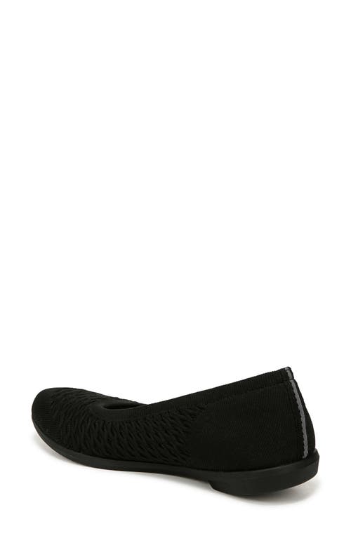Shop Bzees Lifestride Khloe Knit Ballet Flat In Black