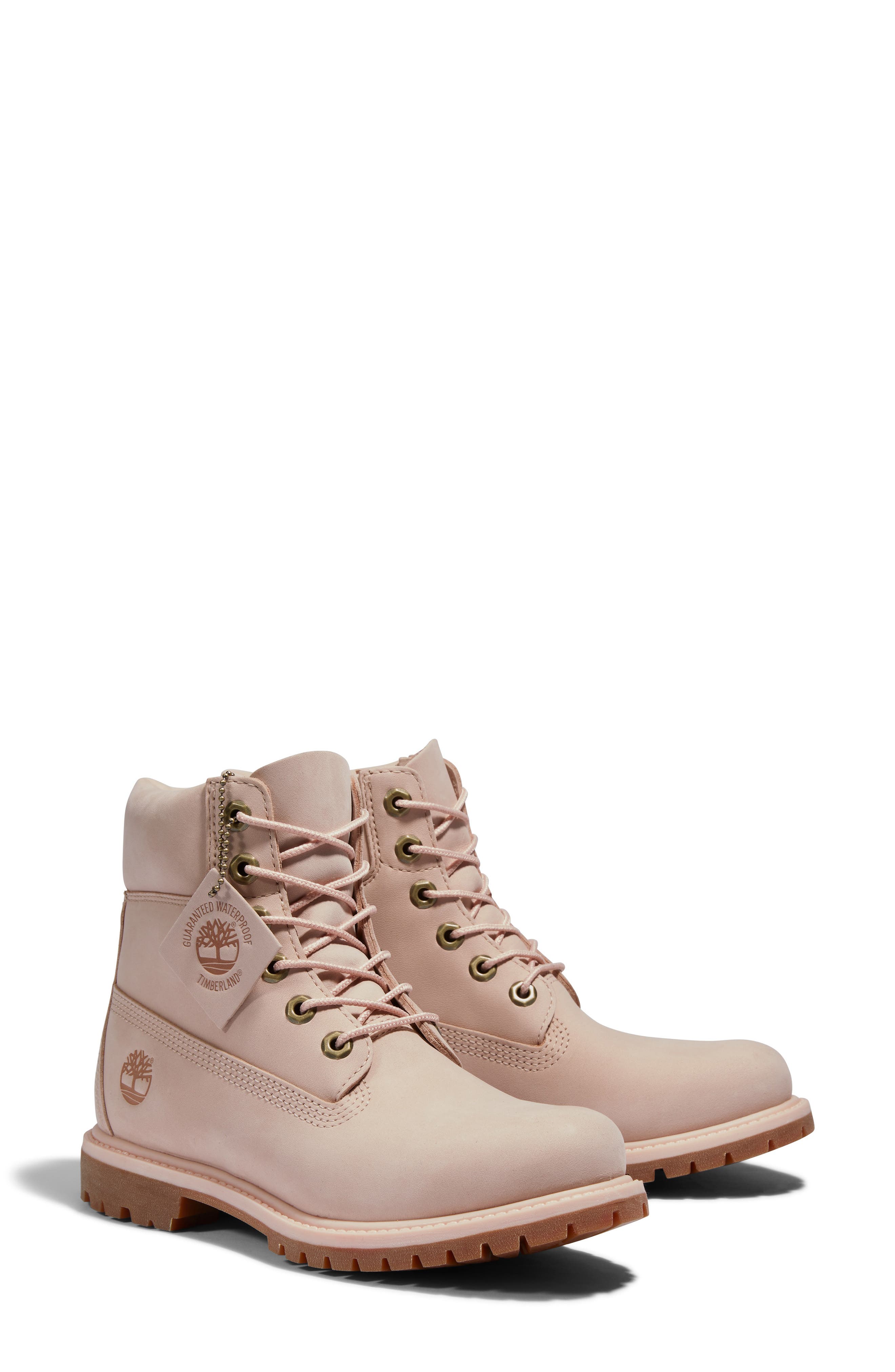 light pink boots women's