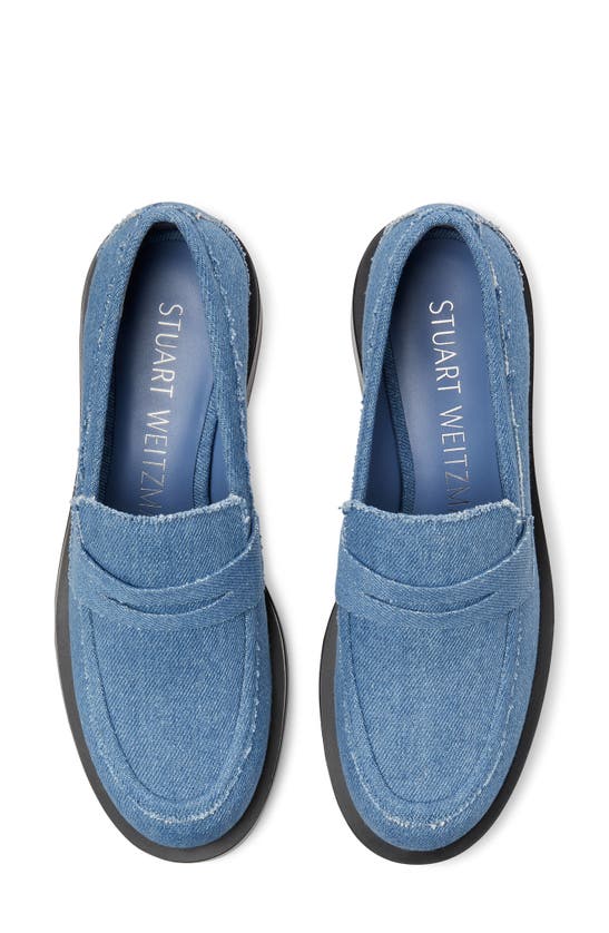 Shop Stuart Weitzman Palmer Bold Loafer In Washed