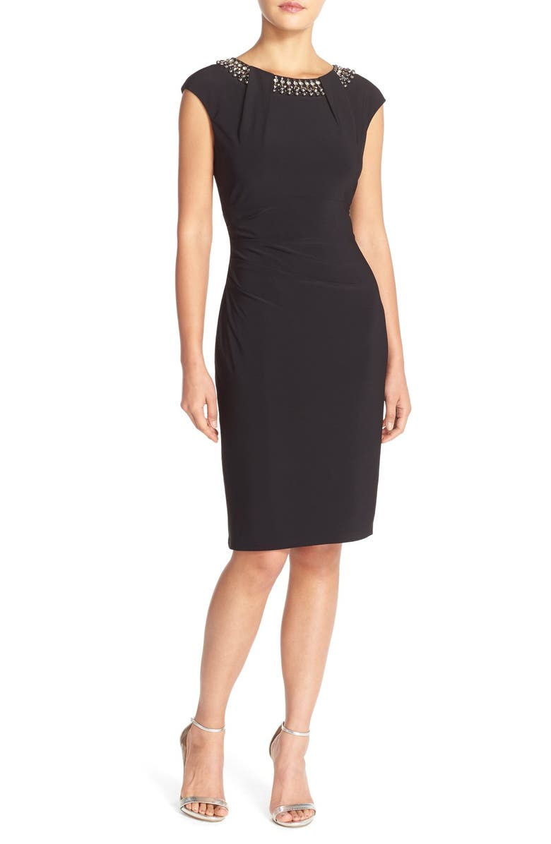 Vince Camuto Cap Sleeve Sheath Dress | Nordstrom